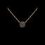 Collana 40-42cm con pendente Capritude Paillettes in oro rosa 18kt, pavè di diamanti neri e smalto nero
