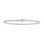 Bracciale Tennis in argento 925% e zirconi bianchi.
Mis.17