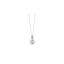 Collana in Oro 750% e diamanti P. Ct. 3 e perla coltivata mis 7/7,5 mm